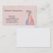 Moderne Berufliche Reinigungs-Spray-Flasche Visitenkarte (Vorne/Hinten)