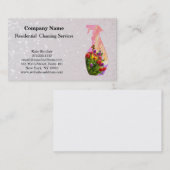 Moderne Berufliche Reinigungs-Spray-Flasche Visitenkarte (Vorne/Hinten)