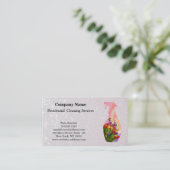 Moderne Berufliche Reinigungs-Spray-Flasche Visitenkarte (Stehend Vorderseite)