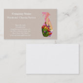 Moderne Berufliche Reinigungs-Spray-Flasche Visitenkarte (Vorne/Hinten)