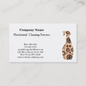 Moderne Berufliche Reinigungs-Spray-Flasche Visitenkarte (Vorderseite)