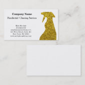 Moderne Berufliche Reinigungs-Spray-Flasche Visitenkarte (Vorne/Hinten)