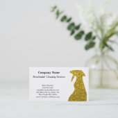 Moderne Berufliche Reinigungs-Spray-Flasche Visitenkarte (Stehend Vorderseite)