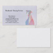 Moderne Berufliche Reinigungs-Spray-Flasche Visitenkarte (Vorne/Hinten)