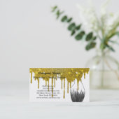 Moderne Berufliche Reinigungs-Spray-Flasche Visitenkarte (Stehend Vorderseite)