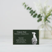 Moderne Berufliche Reinigungs-Spray-Flasche Visitenkarte (Stehend Vorderseite)