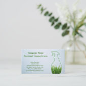 Moderne Berufliche Reinigungs-Spray-Flasche Visitenkarte (Stehend Vorderseite)