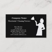Moderne Berufliche Reinigungsdienstkarte Visitenkarte (Vorderseite)