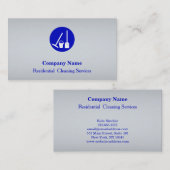 Moderne Berufliche Reinigungsdienstkarte Visitenkarte (Vorne/Hinten)
