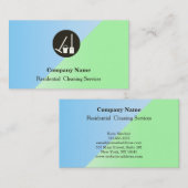 Moderne Berufliche Reinigungsdienstkarte Visitenkarte (Vorne/Hinten)