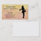 Moderne Berufliche Reinigungsdienstkarte Visitenkarte (Vorne/Hinten)