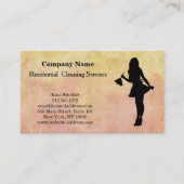 Moderne Berufliche Reinigungsdienstkarte Visitenkarte (Vorderseite)