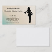 Moderne Berufliche Reinigungsdienstkarte Visitenkarte (Vorne/Hinten)
