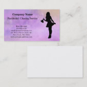 Moderne Berufliche Reinigungsdienstkarte Visitenkarte (Vorne/Hinten)