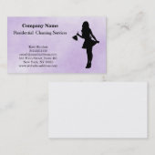 Moderne Berufliche Reinigungsdienstkarte Visitenkarte (Vorne/Hinten)