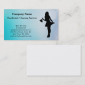 Moderne Berufliche Reinigungsdienstkarte Visitenkarte (Vorne/Hinten)