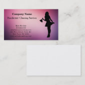 Moderne Berufliche Reinigungsdienstkarte Visitenkarte (Vorne/Hinten)