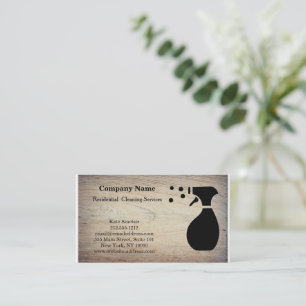 Moderne Berufliche Reinigungsdienstkarte Visitenkarte