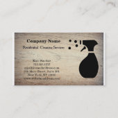 Moderne Berufliche Reinigungsdienstkarte Visitenkarte (Vorderseite)