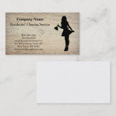 Moderne Berufliche Reinigungsdienstkarte Visitenkarte (Vorne/Hinten)