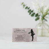 Moderne Berufliche Reinigungsdienstkarte Visitenkarte (Stehend Vorderseite)