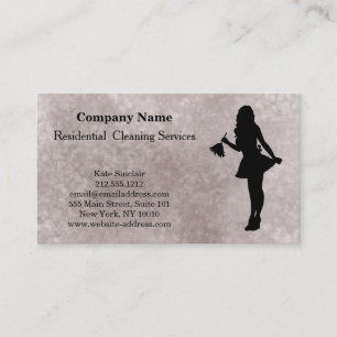 Moderne Berufliche Reinigungsdienstkarte Visitenkarte