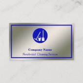 Moderne Berufliche Reinigungsdienstkarte Visitenkarte (Vorderseite)
