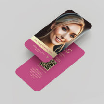 Moderne Berufliche Rosa-Monogramm Qr