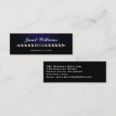 Moderne, Berufliche, schlanke Visitenkarten Mini Visitenkarte (Vorne/Hinten)