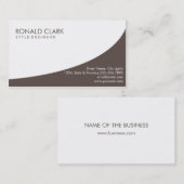 Moderne Berufliche Schlichte Lavendelmaschine Visitenkarte (Vorne/Hinten)