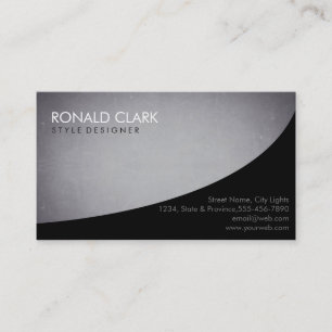 Moderne Berufliche Schlichte Schwarze Halbpension Visitenkarte