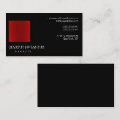 Moderne Berufliche Schlichte Visitenkarte (Vorne/Hinten)