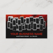 Moderne, Berufliche Smartphone-Reparatur Visitenkarte (Vorderseite)