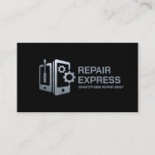 Moderne, Berufliche Smartphone-Reparatur Visitenkarte (Vorderseite)