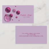 Moderne Berufliche, stilvolle Einfache,Punkte Visitenkarte (Vorne/Hinten)