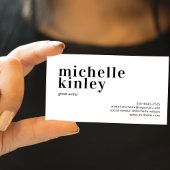 Moderne, berufliche und elegante trendige Netzwerk Visitenkarte