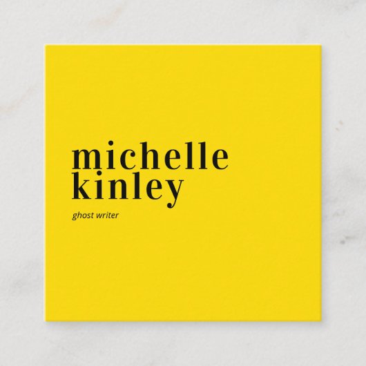 Moderne, berufliche und elegante Vernetzung Quadratische Visitenkarte (Vorderseite)