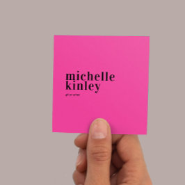 Moderne, berufliche und elegante Vernetzung Quadratische Visitenkarte