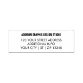 Moderne Berufliche Unternehmensadresse Permastempel (Design)