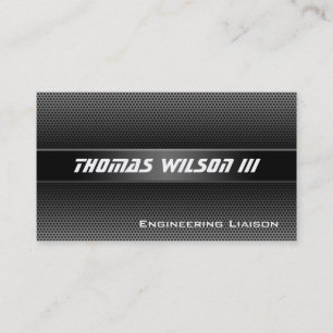 Moderne, Berufliche, veredelte Metallkarte Visitenkarte