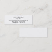 Moderne Berufliche Visitenkarte (Vorne/Hinten)