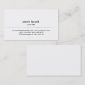 Moderne Berufliche Visitenkarte (Vorne/Hinten)