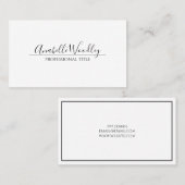 Moderne Berufliche Visitenkarte (Vorne/Hinten)