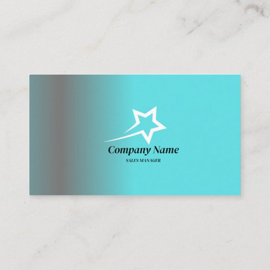 Moderne Berufliche Visitenkarte (Rückseite)