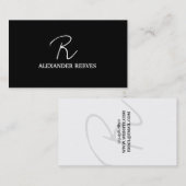 Moderne Berufliche Visitenkarte (Vorne/Hinten)