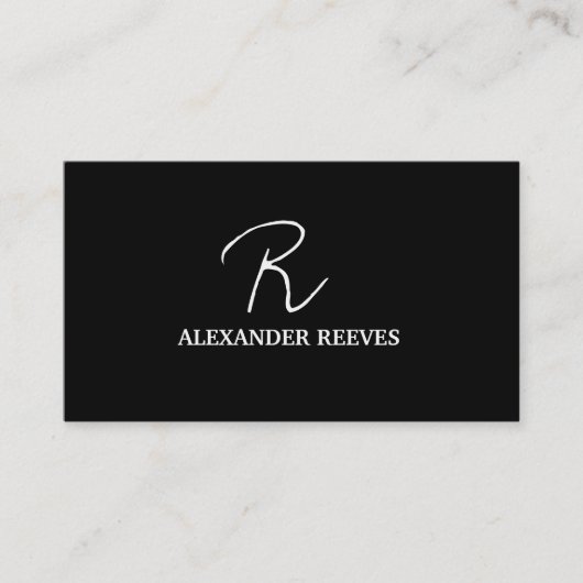 Moderne Berufliche Visitenkarte (Vorderseite)