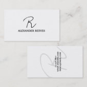 Moderne Berufliche Visitenkarte (Vorne/Hinten)