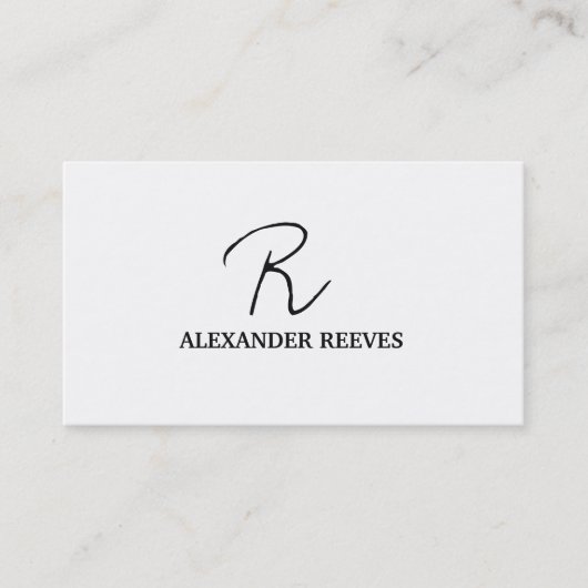 Moderne Berufliche Visitenkarte (Vorderseite)