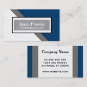 moderne berufliche Visitenkarte doppelseitig (Vorne/Hinten)