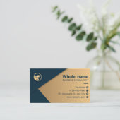 "Moderne Berufliche Visitenkarte für das Networkin (Stehend Vorderseite)